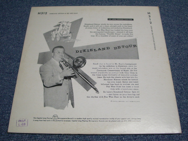 画像: PEE WEE HUNT and His ORCHESTRA - DIXIELAND DETOUR / 1952 US ORIGINAL 10" LP 