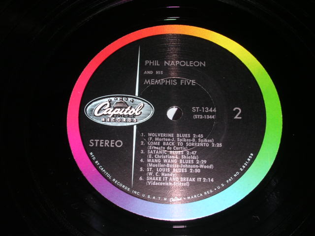 画像: PHIL NAPOLEON - PHIL NAPOLEON AND HIS BMEMPHIS FIVE / 1960 US ORIGINAL STEREO LP  