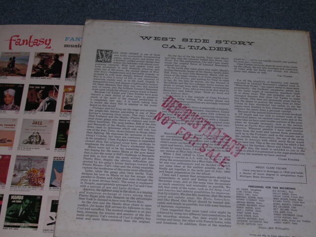 画像: CAL TJADER - WEST SIDE STORY / 1960 US ORIGINAL WHITE LABEL PROMO RED Vinyl MONO LP  