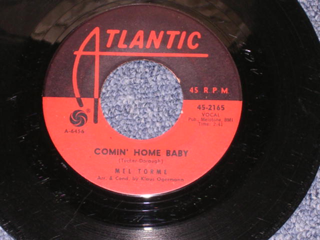 画像: MEL TORME - COMIN' HOME BABY / 1962 US ORIGINAL 7" Single 