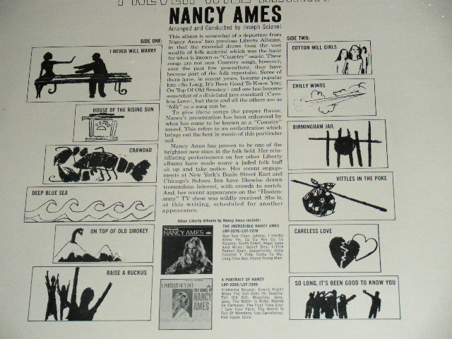 画像: NANCY AMES - I NEVER WILL MARRY / 1964 US ORIGINAL MONO Sealed  LP