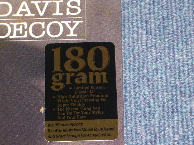 画像: MILES DAVIS - DECOY /  US Reissue 180 glam Heavy Weight  Sealed LP  Out-Of-Print 