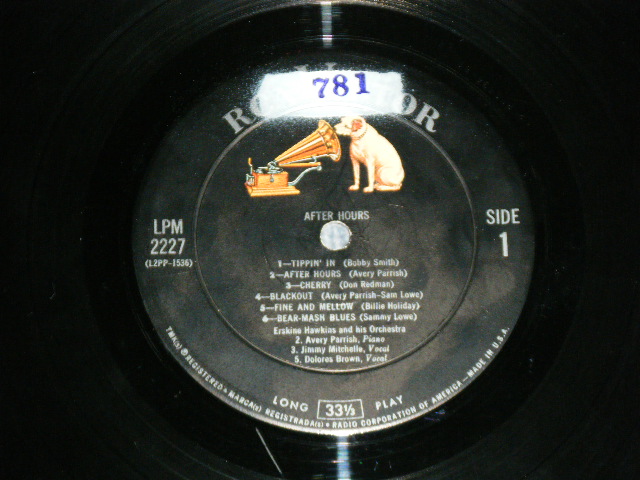 画像: EARSKINE HAWKINS - AFTER HOURS / 1960 US ORIGINAL MONO Used LP