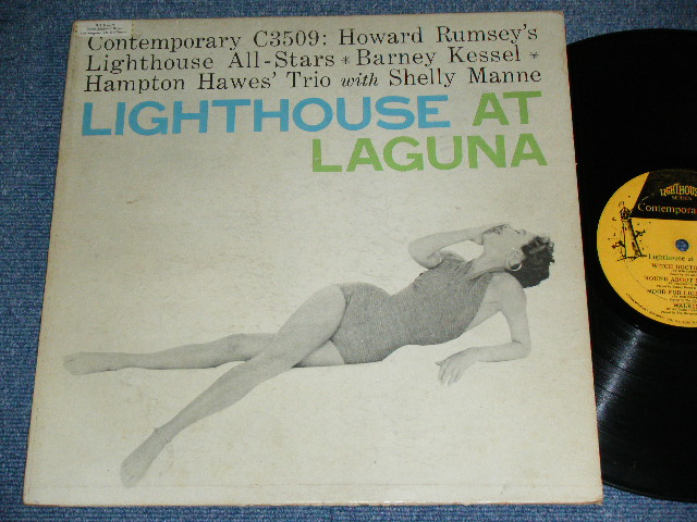 画像1: HOWARD RUMSEY'S LIGHTHOUSE ALL-STARS + BARNEY KESSEL + HAMPTON HAWES' TRIO With SHELLY MANNE  - LIGHTHOUSE AT LAGUNA / 1955 US ORIGINAL Custom Label MONO LP 