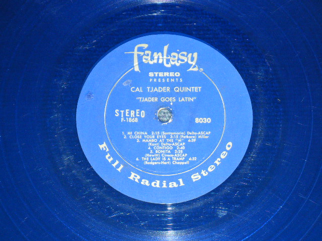 画像: CAL TJADER - GOES LATIN  / 1960's US ORIGINAL BLUE Vinyl STEREO LP  