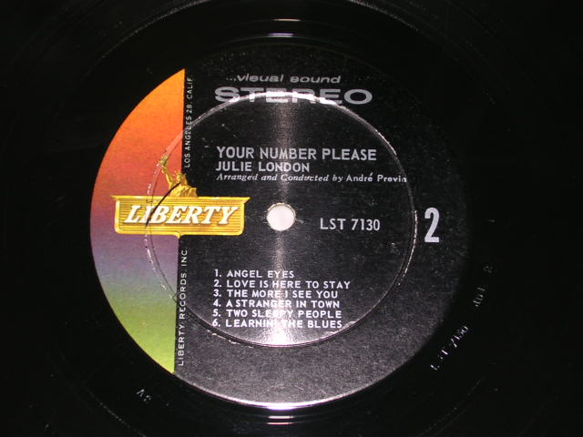 画像: JULIE LONDON - YOUR NUMBER PLEASE ... / 1960 US ORIGINAL STEREO LP