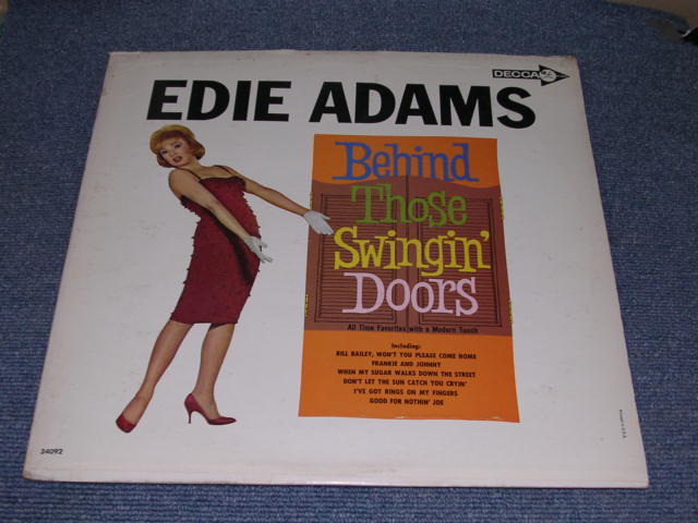 画像1: EDIE ADAMS - BEHIND THOSE SWINGIN' DOORS ( Ex/Ex++ )  / 1964 US ORIGINAL MONO LP 