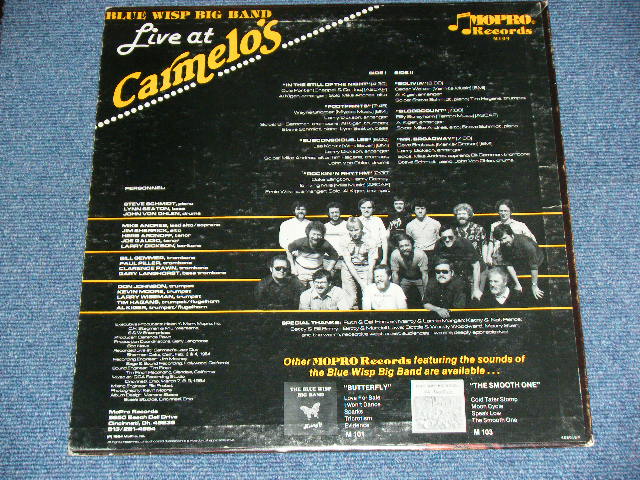 画像: THE BLUE WISP BIG BAND - LIVE ST CARMELO'S / 1984 US ORIGINAL  Used LP