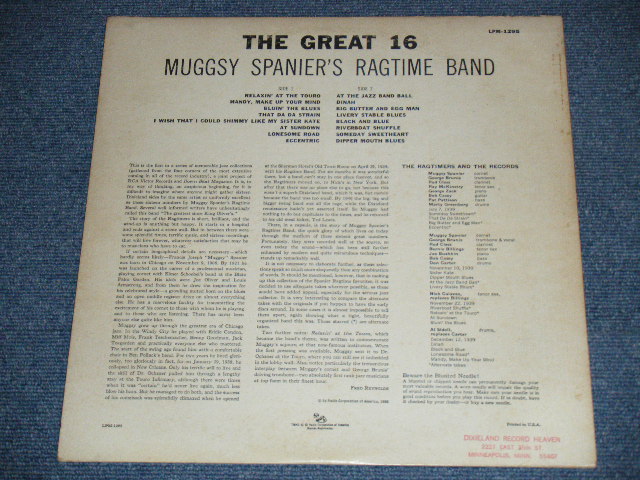 画像: MUGGSY SPANIER'S RAGTIME BAND - THE GREAT 16! / 1956 US ORIGINAL MONO  LP