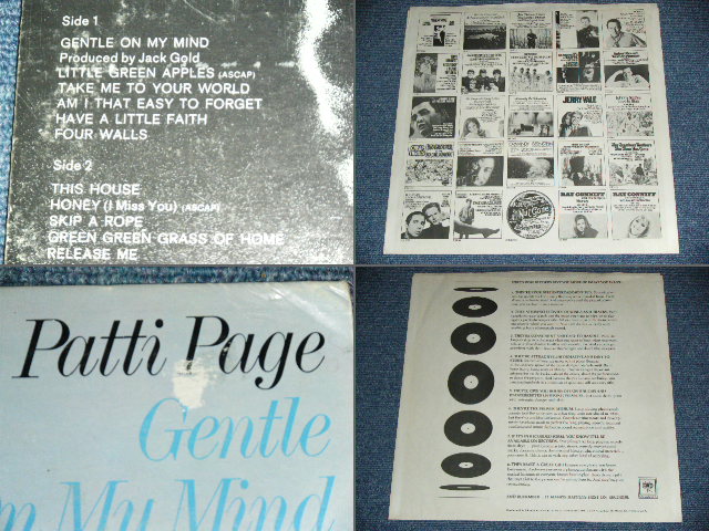 画像: PATTI PAGE -  GENTLE ON MY MIND  /1968 US ORIGINAL STEREO LP 