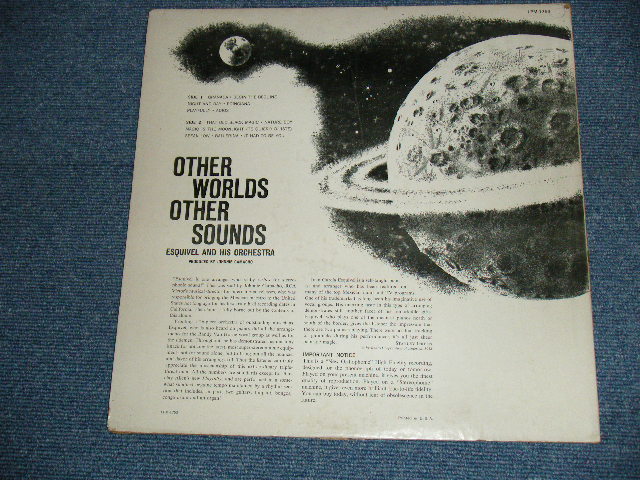 画像: ESQUIVEL and His Orchestra  - OTHER WORLDS OTHER SOUNDS / 1959 US ORIGINAL Mono LP 