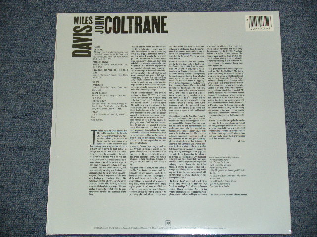 画像: MILES DAVIS & JOHN COLTRANE - MILES AND COLTRANE /  US Reissue  Sealed LP  Out-Of-Print 