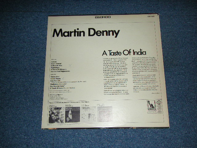 画像: MARTIN DENNY - A TASTE OF INDIA / 1968 US ORIGINAL STEREO LP  