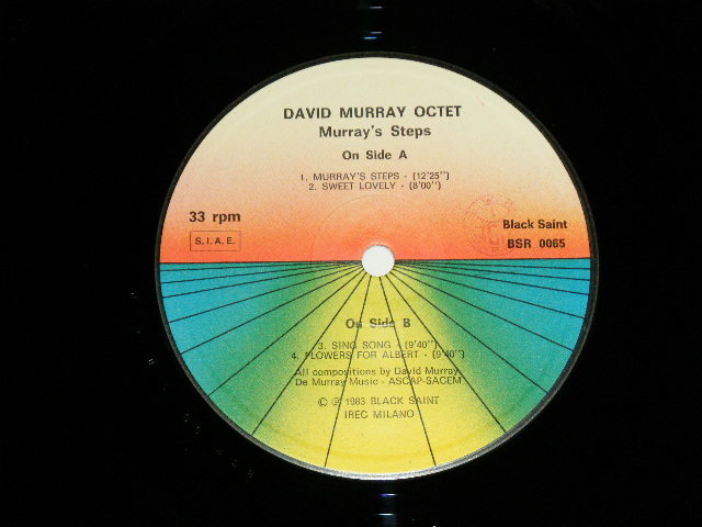画像: DAVID MURRSY OCTET - MURRAY'S STEP'S  / 1983 ITALY  ORIGINAL Used LP