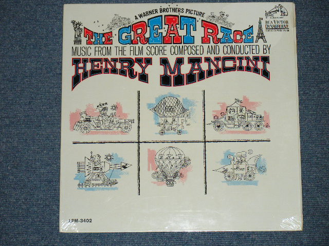 画像1: V.A. OST ( HENRY MANCINI )  - THE GREAT RACE / 1965 US ORIGINAL Brand New SEALED Mono LP Found Dead Stock 