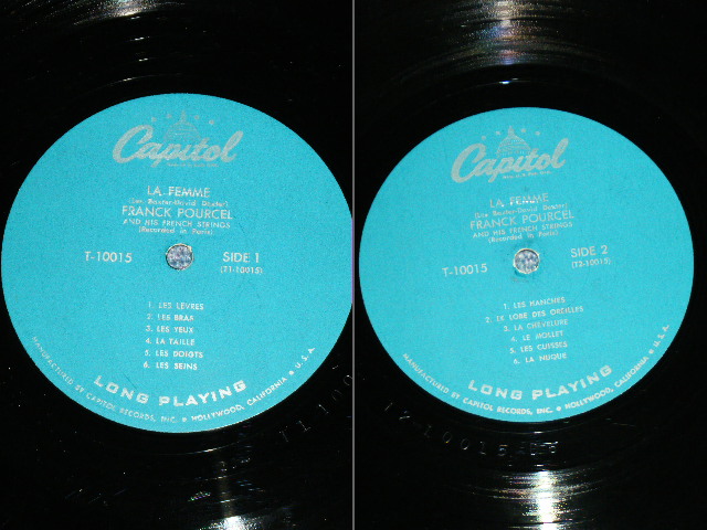 画像: LES BAXTER - LA FEMME  / 1956 US ORIGINAL 1st Press TURQUOICE Label  MONO LP  