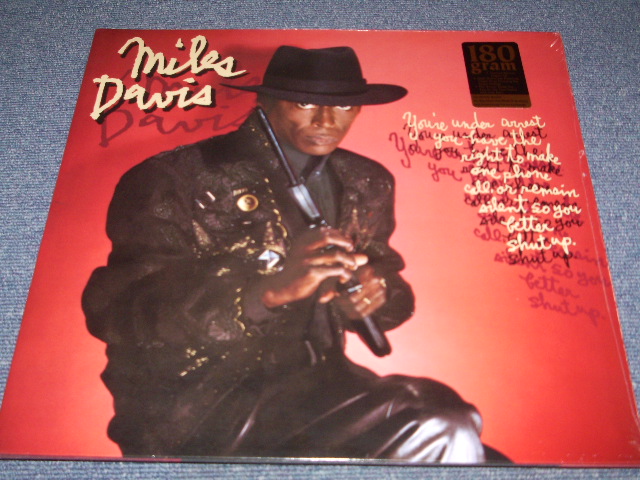 画像1: MILES DAVIS - YOU'RE UNDER ARREST  /  US Reissue 180 glam Heavy Weight  Sealed LP  Out-Of-Print 