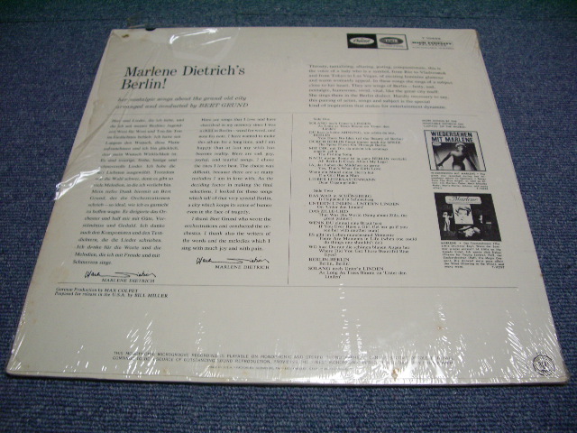 画像: MARLENE DIETRICH - BERLIN / 1960s US ORIGINAL LP 