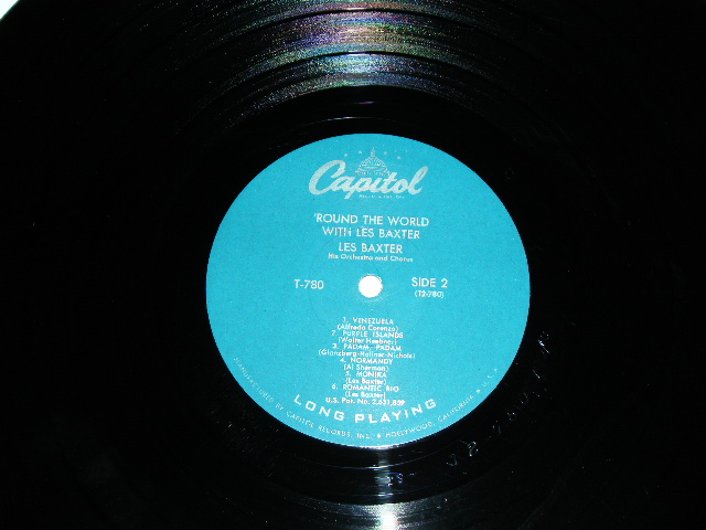 画像: LES BAXTER - 'ROUND THE WORLD WITH / 1957 US ORIGINAL Mono LP 
