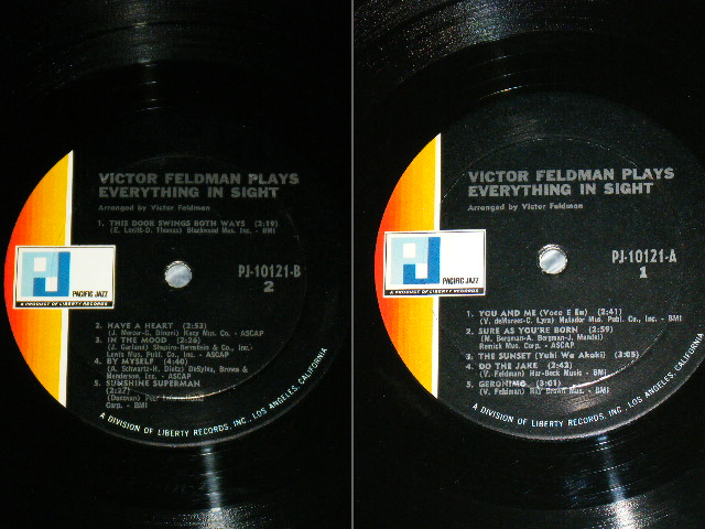 画像: VICTOR FELDMAN -  PLAYS EVERYTHING IN  SIGHT / 196? US ORIGINAL MONO LP  