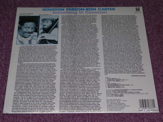 画像: HOUSTON PERSON & RON CARTER - SOMETHING IN COMMON / US ORIGINAL SEALED LP