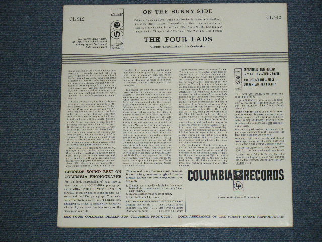 画像: THE FOUR LADS  -  ON THE SUNNY SIDE  / 1956 US ORIGINAL  ' 360 SOUND Label' MONO LP  