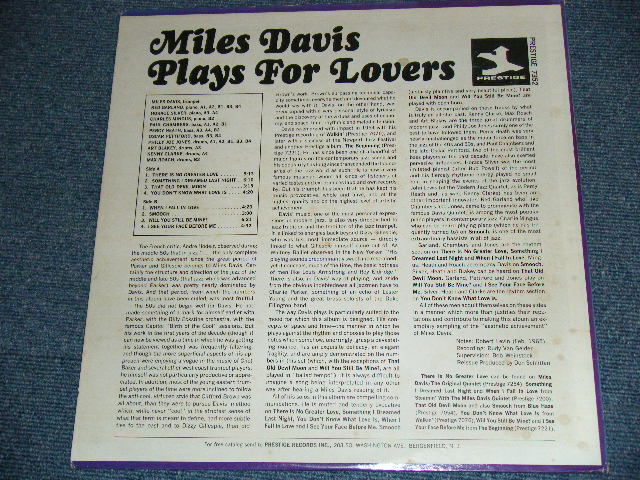 画像: MILES DAVIS - PLAYS LOVERS / 1965 US ORIGINAL STEREO LP