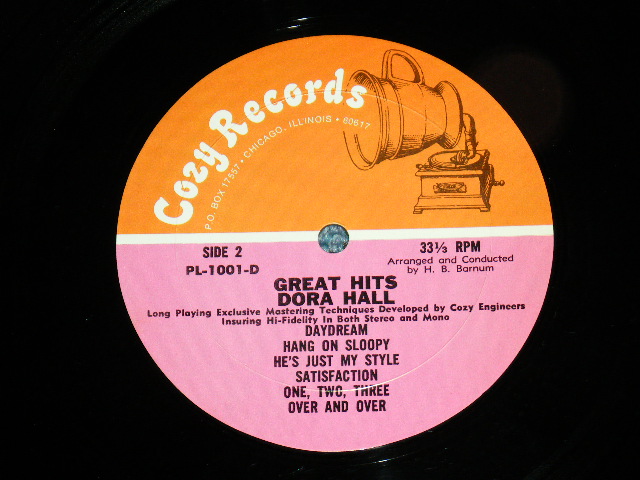 画像: DORA HALL - GREAT HITS! / 1968 US ORIGINAL Used LP 