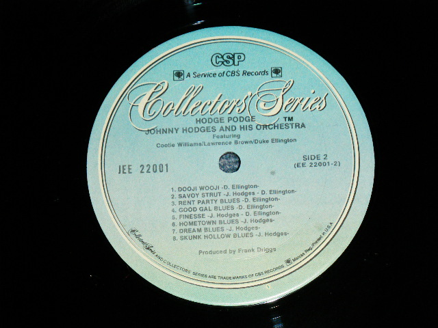 画像: JOHNNY HODGES & HIS ORCHESTRA - HODGE PODGE / 1974 US Mail Order Released Used LP