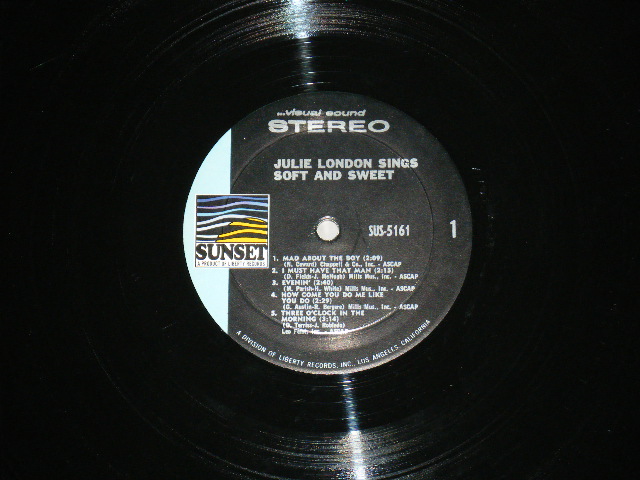 画像: JULIE LONDON - SINGS SOFT & SWEET (Ex++/Ex+++ Looks:MINT- ) / 1968? US AMERICA ORIGINAL STEREO Used  LP 