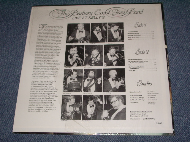 画像: THE BARBARY COAST JAZZ BAND - LIVE AT KELLY'S / 1983 US ORIGINAL LP