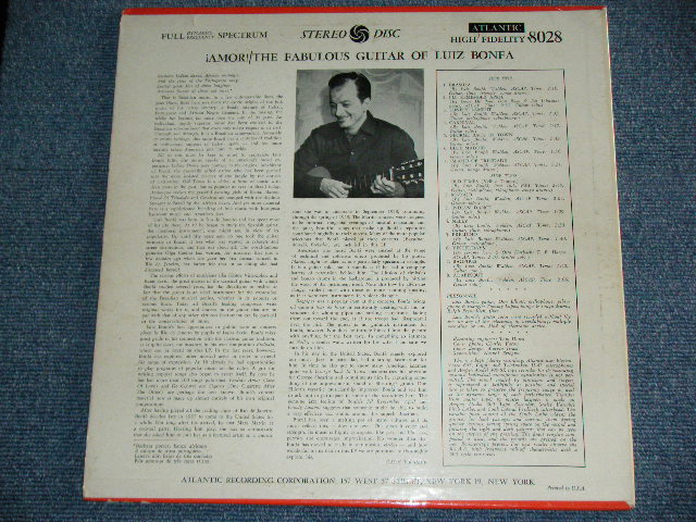 画像: LUIZ BONFA - I AMOR! THE FABULOUS GUITAR OF  / 1959 US ORIGINAL STEREO LP