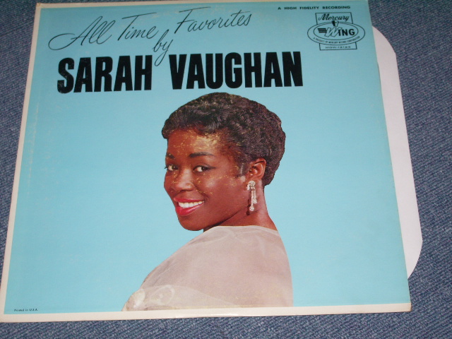 画像1: SARAH VAUGHAN - ALL TIME BY FAVORITES / 1963 US ORIGINAL MONO LP 