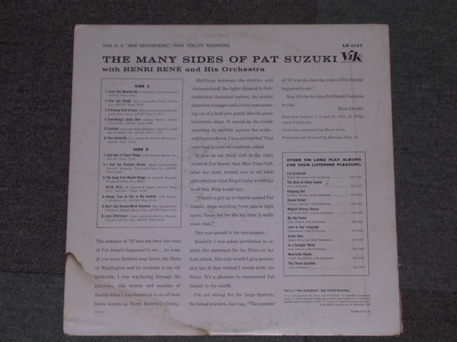 画像: PAT SUZUKI - THE MANY SIDES OF (1st DEBUTE Album ) / 1959 US ORIGINAL MONO LP 