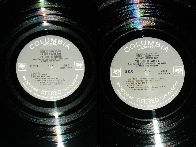 画像: OST/ JOHN BARRY - THE LION IN WINTER / 1969 US ORIGINAL Stereo LP 