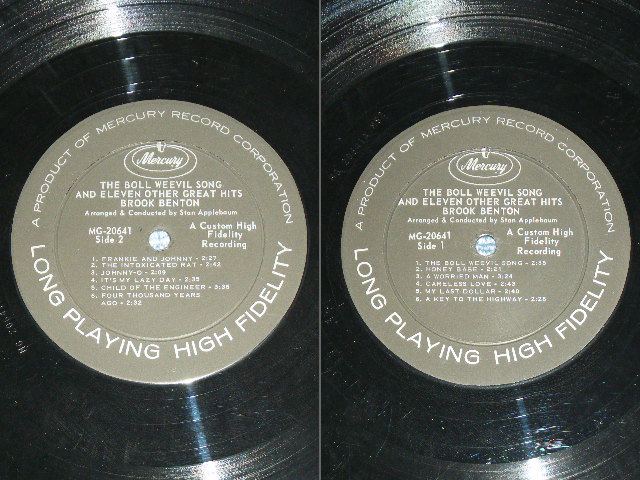 画像: BROOK BENTON - THE ROLL WEEVIL SONG AND 11 OTHER GREAT HITS / 1961  US ORIGINAL Used MONO  LP