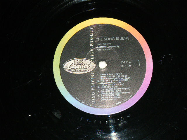 画像: JUNE CHRISTY - THE SONG IS JUNE! / 1959 US ORIGINAL MONO LP 