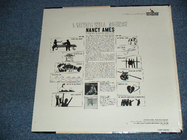 画像: NANCY AMES - I NEVER WILL MARRY / 1964 US ORIGINAL MONO Sealed  LP