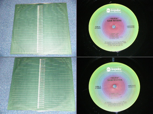 画像: SAM RIVERS - HUES  / 1974 US ORIGINAL LP  