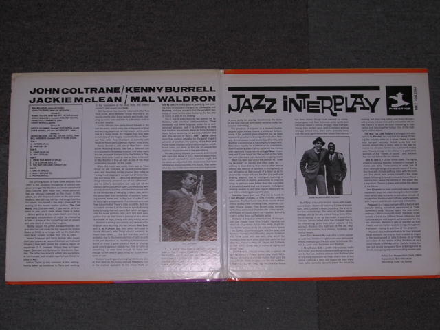 画像: V.A. ( JOHN COLTRANE / KENNY BURRELL / JACKIE McLEAN / MAL WALDRON ) - JAZZ INTERPLAY / 1964 US ORIGINAL MONO  LP 