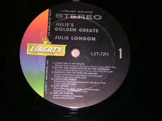 画像: JULIE LONDON - JULIE'S GOLDEN GREATS ( COLOR JACKET ) / 1963 US ORIGINAL STEREO LP