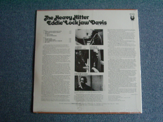画像: EDDIE "LOCKJAW" DAVIS - THE HEAVY HITTER / 1979 US ORIGINAL SEALED LP 