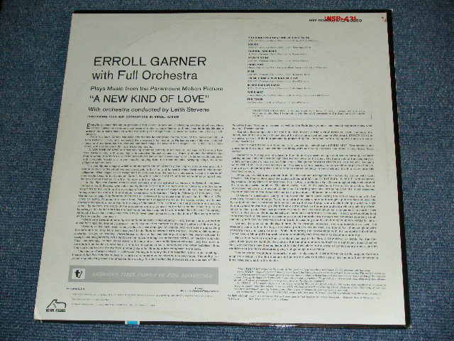 画像: ERROLL GARNER : ost - A NEW KIND OF LOVE  /  1963 US ORIGINAL Black With Silver Print Label MONO  LP  