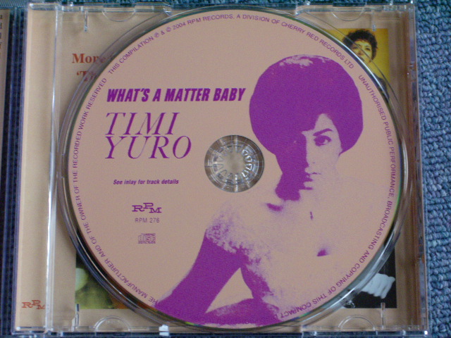 画像: TIMI YURO - WHAT'S A MATTER BABY  / 2004 EU Brand New CD 