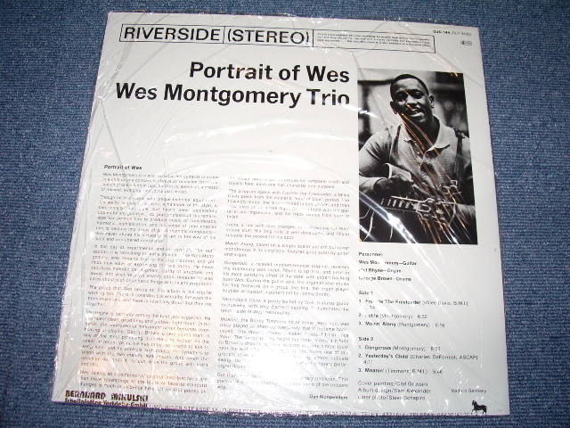 画像: WES MONTGOMERY - PORTRAIT OF WES / 1989? WEST GERMANY REISSUE SEALED LP 