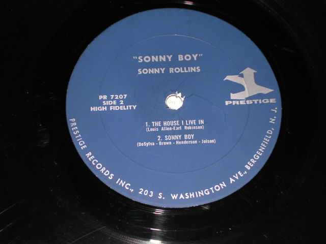 画像: SONNY ROLLINS - SONNY BOY / 1964-7 US Press Label MONO LP 