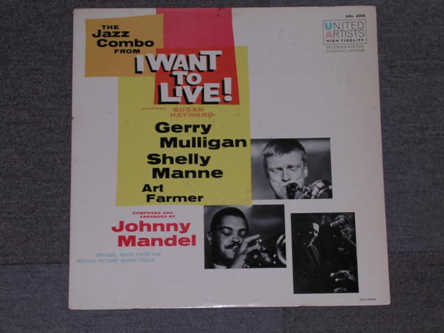 画像1: ost GERRY MULLIGAN / ART FARMER / SHELLY MANNE - THE JAZZ COMBO from I WANTS TO LIVE! / 1958 US ORIGINAL White Label Promo MONO LP