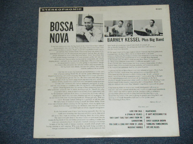 画像: BARNEY KESSEL Plus BIG BAND - BOSSA NOVA  / 1962 US ORIGINAL STEREO LP