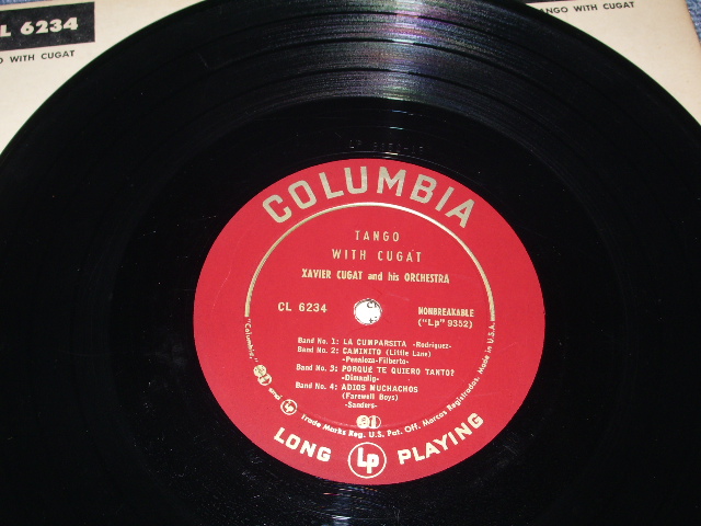 画像: XAVIER CUGAT - TANGO WITH CUGAT/ 1951 US ORIGINAL MONO 10" LP 