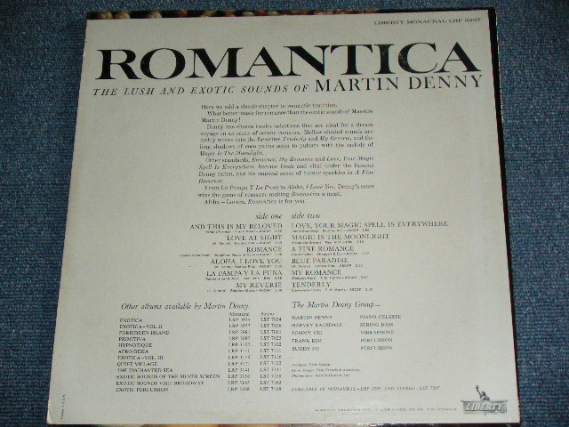 画像: MARTIN DENNY - ROMANTICA / 1961 US ORIGINAL MONO LP  